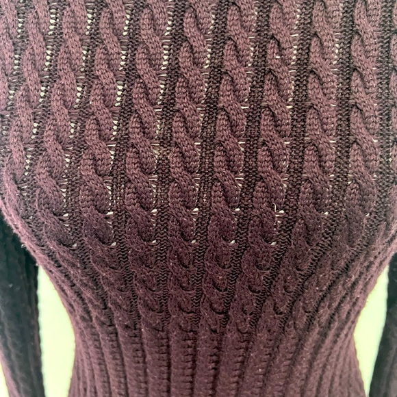 Calvin Klein | Cable Knit Bodycon Sweater Dress - Picture 6 of 7